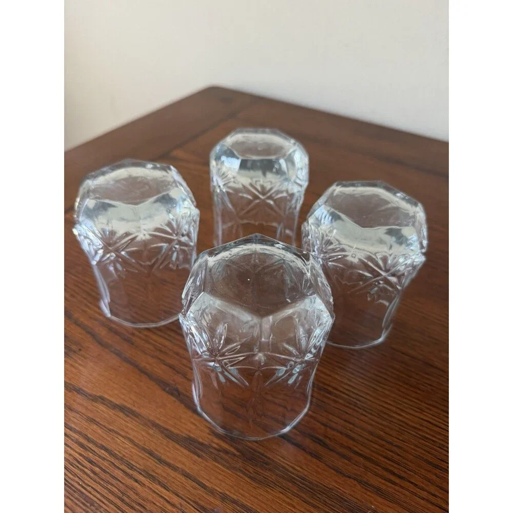 Cristal D’arques Ashley Set Of 4 Old Fashion Whiskey Glasses /Rocks